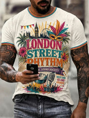 Men's Caribbean London Festival Notting Hill Carnival Printed T-shirt