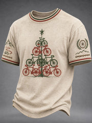 Men's Bicycle Christmas Tree T-shirt
