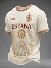 Men's Gift For Football Fans Print Casual Tee