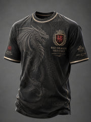 Men's Welsh Dragon Printed T-shirt