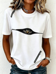 Women's Funny Cat T-Shirt