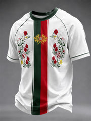 Men's Portuguese Football Printed Casual short sleeves t-shirt