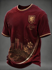 Men's Welsh Dragon Printed T-shirt