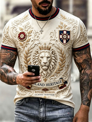 Men's England Printed short sleeves t-shirt