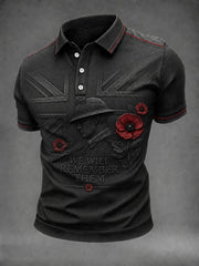 Men's We Will Remembrance Them Printed Shirt