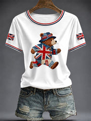 Women's British Printed T-shirt