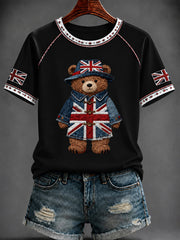 Women's British Style Printed T-shirt
