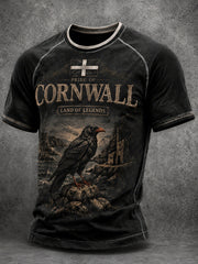 Men's Cornwall Print Casual T-shirt
