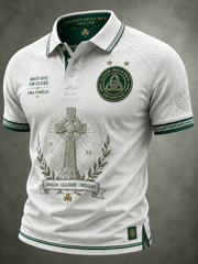 Men's Scotland football Lover Celtic Printed polo shirt