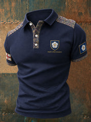 Men's Yorkshire Pride White Roses Art Printed Casual Tops