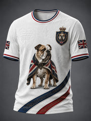 Men's British Style Printed T-shirt