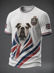 Men's British Style Printed T-shirt