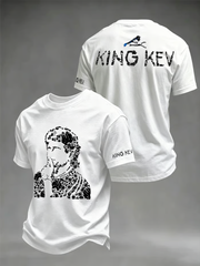 Men's Rip King Kev 7 England Football Lover Printed short sleeves t-shirt