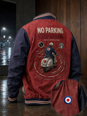 Men's UK Music Lover Mods Culture Printed Jacket