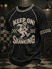 Men's Ska Revival Style Printed T-shirt