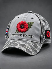 Unisex Remembrance Day Lest We Forget Hat