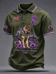 Men's Lest We Forget They Had No Choice Print Shirt