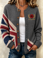 women's Remembrance Day Cardigan