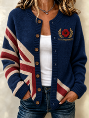 women's Remembrance Day Cardigan