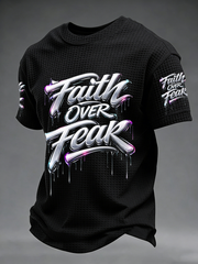 Men's Faith Over Fear Waffle Short Sleeve