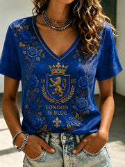 Women's London Blue Pride Printed T-shirt