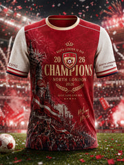 Men's Gift For Football Fans Print Casual Tee
