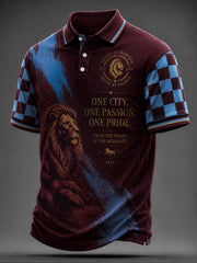 Men's Gift For Soccer Fans Print Casual Short Sleeve Top