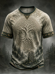 Men's Celtic Print Casual T-Shirt