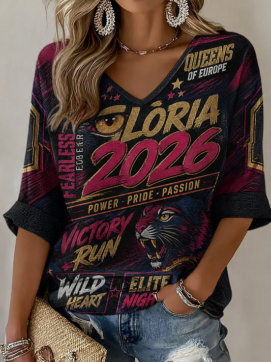 Women's Retro Soccer Champion T-Shirt