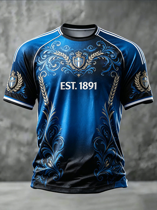 Men's Club Brugge KV Football Lover Printed Casual short sleeves t-shirt