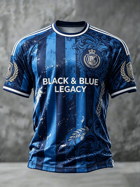 Men's Club Brugge KV Football Lover Printed Casual short sleeves t-shirt