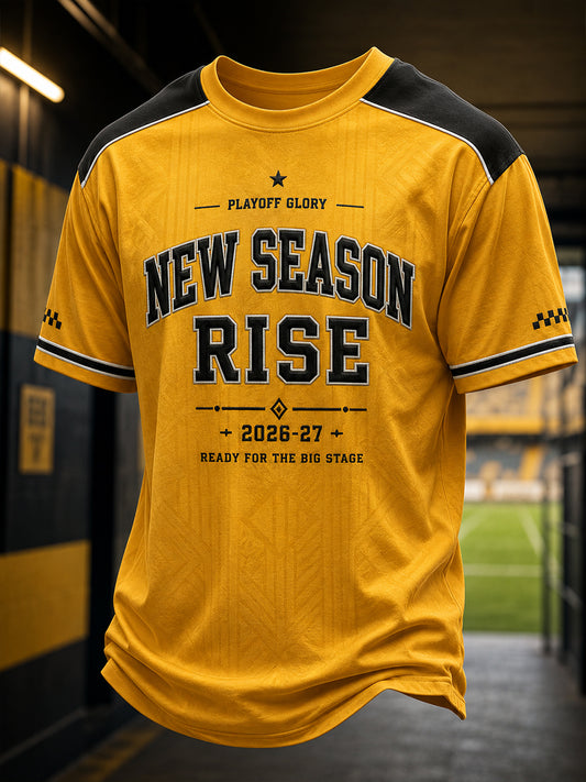 Men's UP WE GO Print Casual T-shirt