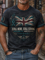 Men's UK PTSD Awareness Printed T-shirt