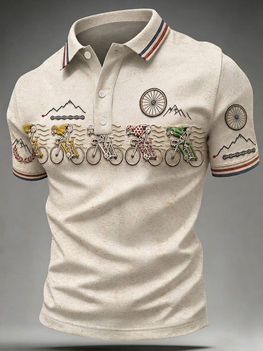 Men's Skeleton Bicycle Shirt