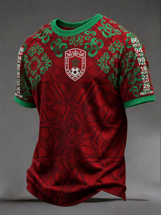 Men's Moroccan Football T-shirts