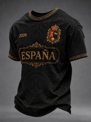 Men's Gift For Football Fans Print Casual Tee
