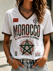 Women's MOROCCO Printed short-sleeved T-shirt