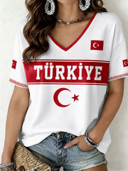 Women's Türkiye V-Neck T-Shirt