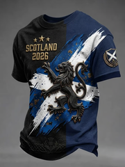 Men's Scotland Printed short sleeves t-shirt