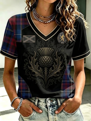 Women's Scotland Printed short-sleeved T-shirt