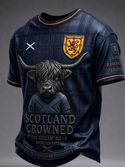 Men's Scotland Printed short sleeves t-shirt