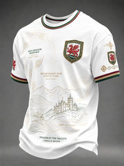Men's Welsh Dragon Printed T-shirt