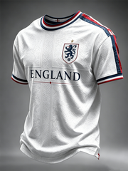 Men's UK Football Lover England Printed short sleeves t-shirt
