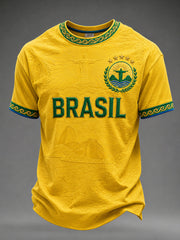 Men's Gift For Football Fans Print Casual Tee