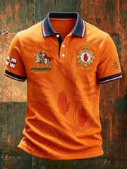 Men's Orangemen's Day Art Printed Casual Tops