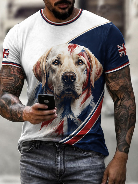 Men's British Labrador Printed T-shirt