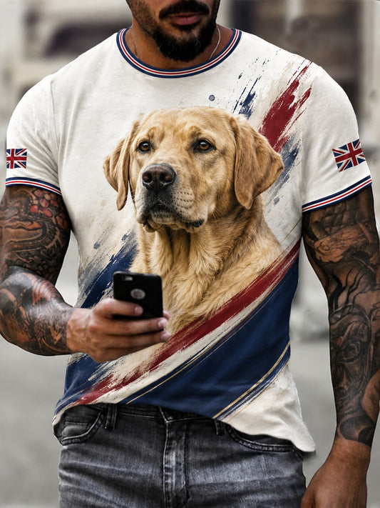 Men's British Labrador Printed T-shirt