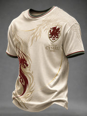 Men's Welsh Dragon Printed T-shirt