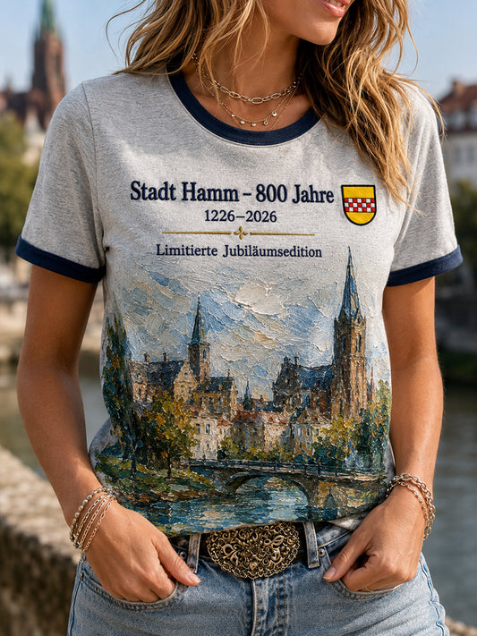 Women's 800 Jahre Stadt Hamm Seit 1226 Print T-shirt
