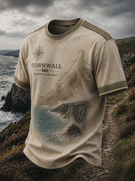 Men's Cornish style Printed T-shirt